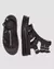 OLSON TUMBLED NUBUCK LEATHER ZIPPER SANDALS - loja online