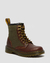 1460 PANEL BOOTS FOR YOUNG PEOPLE IN LEATHER AND CANVAS