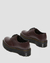 1461 QUAD BURGUNDY SHOES IN SMOOTH LEATHER - loja online