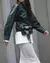 18CM LEATHER SHOULDER BAG CELESTIAL MOTH EMBROIDERED - comprar online