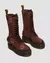 1B99 DUNNET FLOWER SUEDE PLATFORM BOOTS - Dr. Martens Brasil