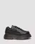 BUZZ SHOES IN MILLED NAPPA LEATHER WITH 5 EYES
