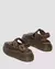 DUNNET FLOWER IN FULL GRAIN LEATHER SANDALS - loja online