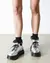 BUZZ SHOES IN METALLIC LEATHER WITH 5 EYES - comprar online