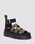 CLARISSA II LEOPARD PRINT LEATHER QUAD PLATFORM SANDALS