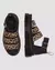 CLARISSA II LEOPARD PRINT LEATHER QUAD PLATFORM SANDALS na internet