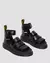 CLARISSA II FLAT PLATFORM SANDALS IN BRANDO LEATHER - Dr. Martens Brasil