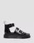 CLARISSA II FLAT PLATFORM SANDALS IN BRANDO LEATHER