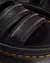 CLARISSA II QUAD HARDWARE PLATFORM SANDALS IN MILLED NAPPA LEATHER na internet