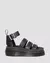 Imagem do CLARISSA II QUAD HARDWARE PLATFORM SANDALS IN MILLED NAPPA LEATHER