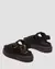DUNNET FLOWER IN FULL GRAIN LEATHER SANDALS - loja online