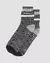SHORT COTTON BLEND HEATHERED SOCKS