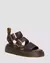 GRYPHON QUAD GRIZZLY LEATHER SANDALS