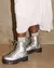 JADON METALLIC PLATFORM BOOTS IN LEATHER - comprar online