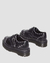 MONK QUAD STRAP CONTRAST STITCH PLATFORM SHOES