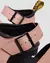 BLAIRE PISA LEATHER PLATFORM SANDALS WITH STRAP