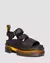 RICKI CONTRAST SOLE 3-STRAP LEATHER PLATFORM SANDALS