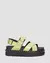 VOSS II SANDALS IN AGED PATENT LEATHER SANDALS