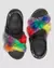 VOSS II FLUFFLY FAUX FUR SANDALS WITH LEATHER STRAPS na internet