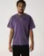 DYED PURPLE VARSITY TEE - loja online
