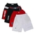 Kit 6 Bermuda Shorts Masculino Tactel Elastano Refletivo Treino - loja online