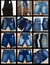 KIT 10 Bermudas Jeans