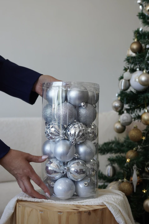 SET DE ESFERAS SILVER X30 - comprar online