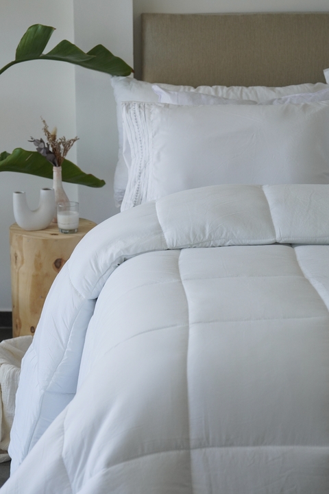 HOTELERO SÍMIL PLUMÓN KING BLANCO