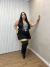 Conjunto corselet xadrez