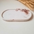 Bandeja Oval decorativa Marmorizada - loja online