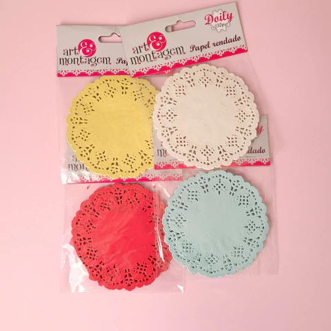 Papel Rendado 10cm c/32 unidades