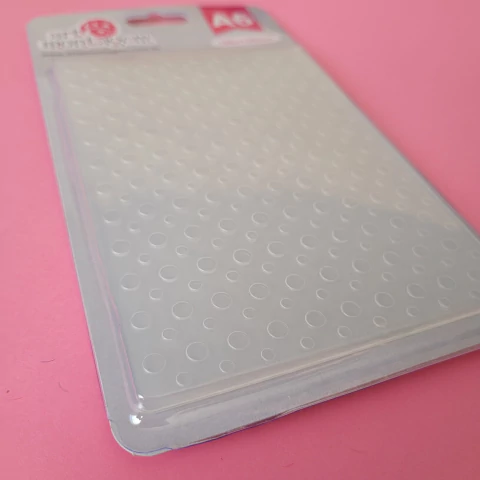 Placa de Emboss Bolinha Dupla A6