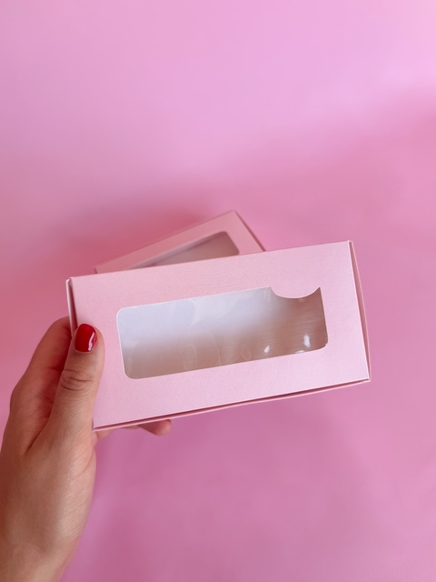 BOMBONERA C/VISOR ROSA 1/4 X 10 UNIDADES - comprar online