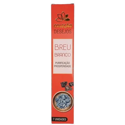 INCENSO BREU BRANCO 7 VARETAS COLECAO DESEJOS - comprar online