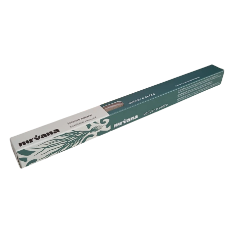 INCENSO VETIVER E CEDRO 4 VARETAS NIRVANA - comprar online