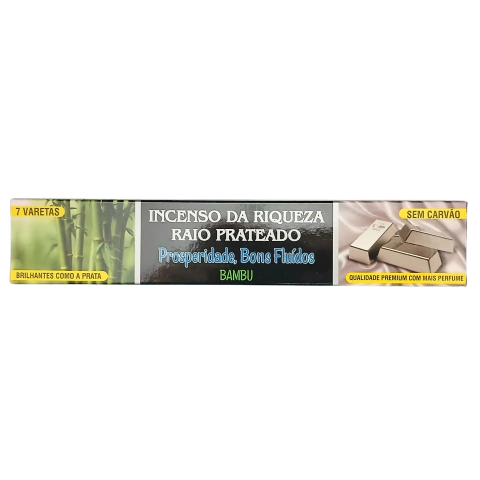 INCENSO DA RIQUEZA BAMBU 7 VARETAS FABRICA DO AROMA - comprar online
