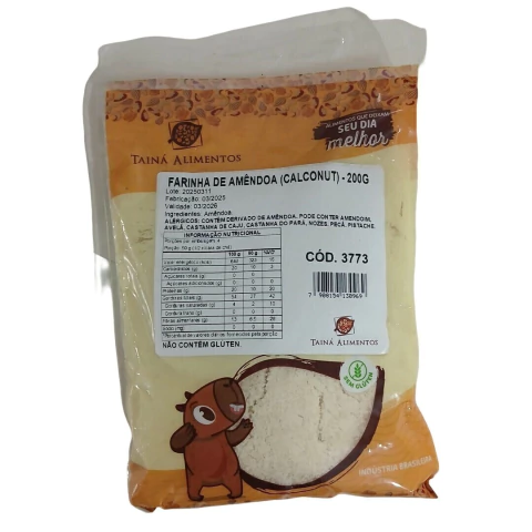 FARINHA DE AMÊNDOA SEM GLÚTEN 200G TAINÁ - comprar online