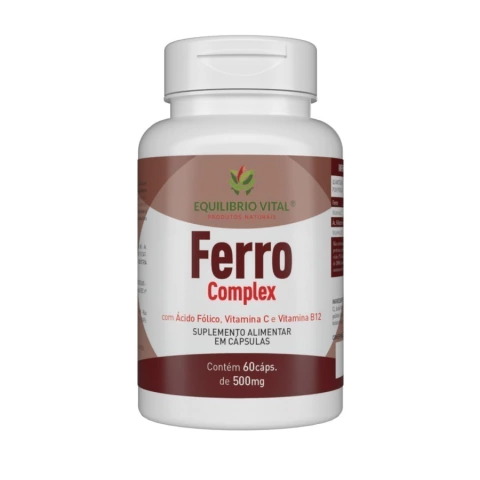 FERRO COMPLEX 60 CÁPSULAS EQUILÍBRIO VITAL