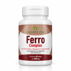 FERRO COMPLEX 60 CÁPSULAS EQUILÍBRIO VITAL