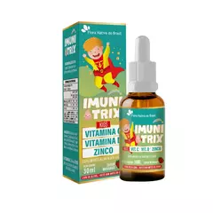 IMUNITRIX (VITAMINA C + D + ZINCO)SABOR MORANGO 30 ML FLORA NATIVA