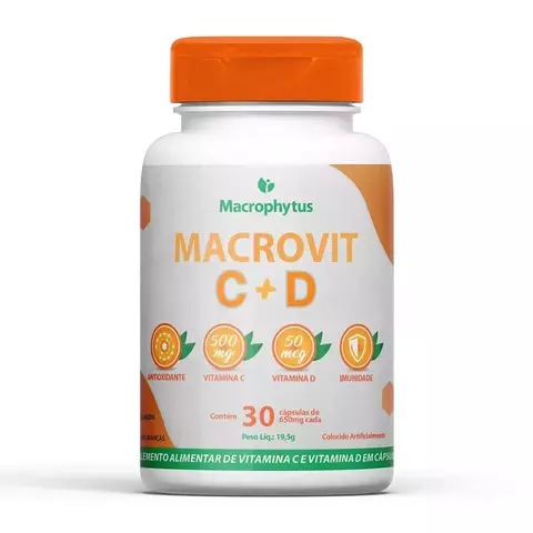 MACROVIT C+ D 30 CÁPSULAS HARD MACROPHYTUS - comprar online