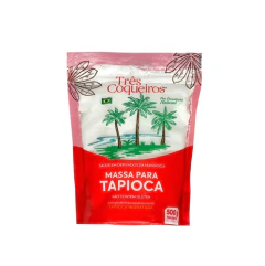 TAPIOCA HIDRATADA 500G TRÊS COQUEIROS
