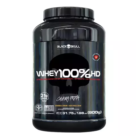 WHEY 100% HD COOKIES CREAM 900G BLACK SKULL