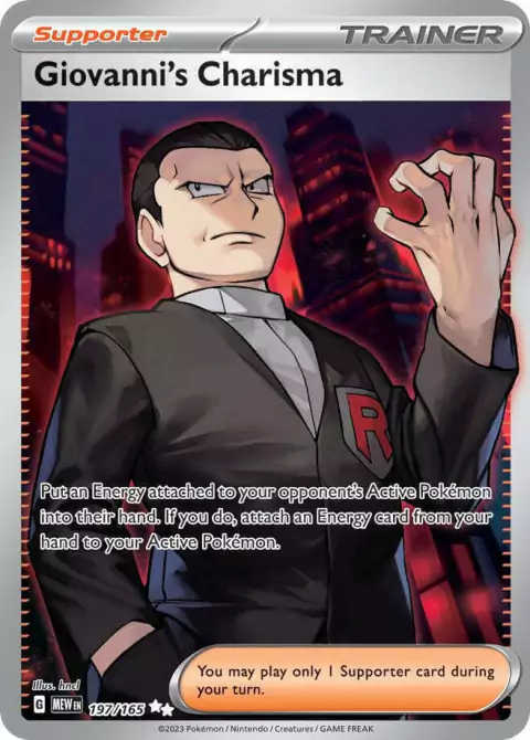 GIOVANNI'S CHARISMA 197/165