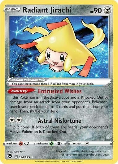 Radiant jirachi 120/195