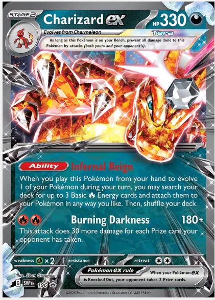 Charizard Ex 196 PROMO REV HOLO
