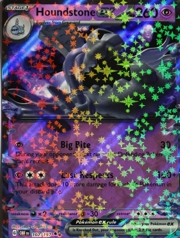 HOUNDSTONE EX 102/197 REV. HOLO