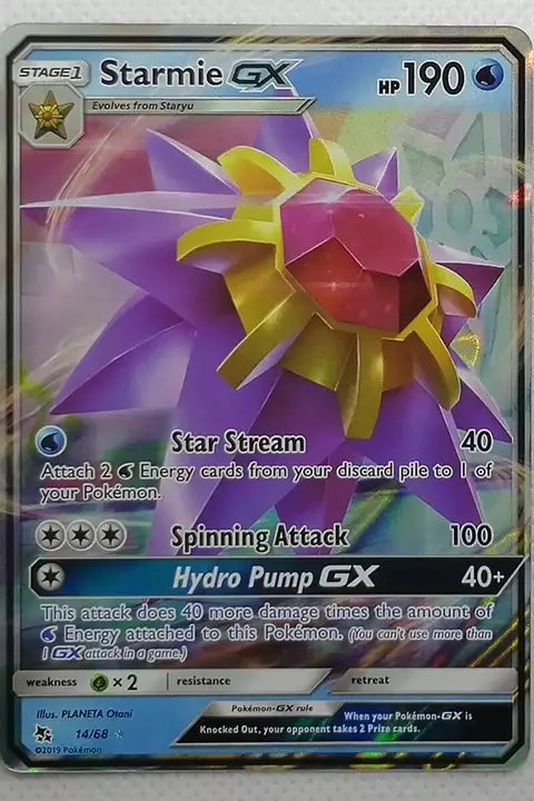 STARMIE GX REV. HOLO 14/68