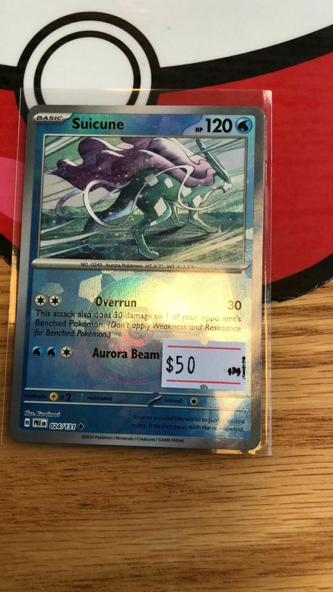 SUICUNE POKE BALL 024/131