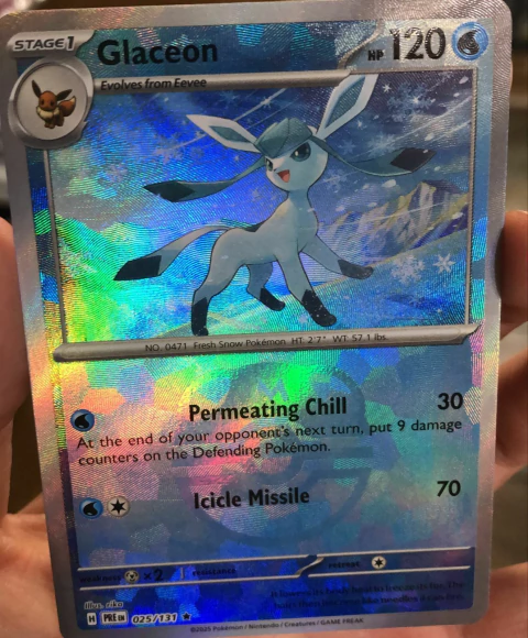 GLACEON MASTER BALL 025/131